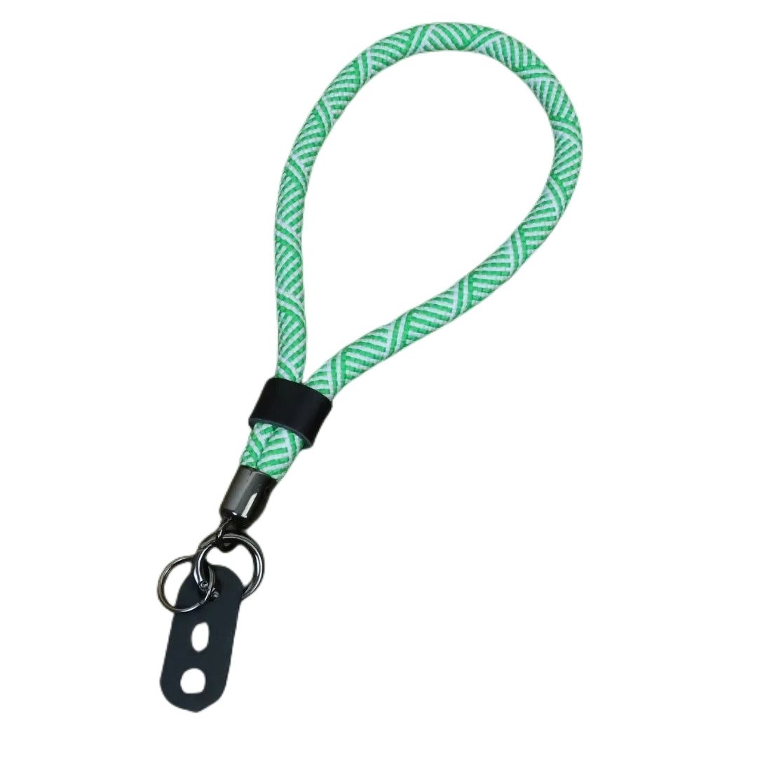 0.8 x 21cm Nylon Wrist Strap for Micro SLR Cameras Anti-Lost Portable Safety Hand Strap - Green Strip - UNIQKART