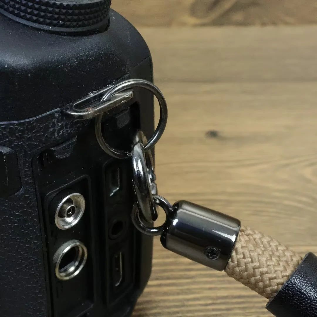 0.8 x 21cm Nylon Wrist Strap for Micro SLR Cameras Anti-Lost Portable Safety Hand Strap - Purple Strip - UNIQKART
