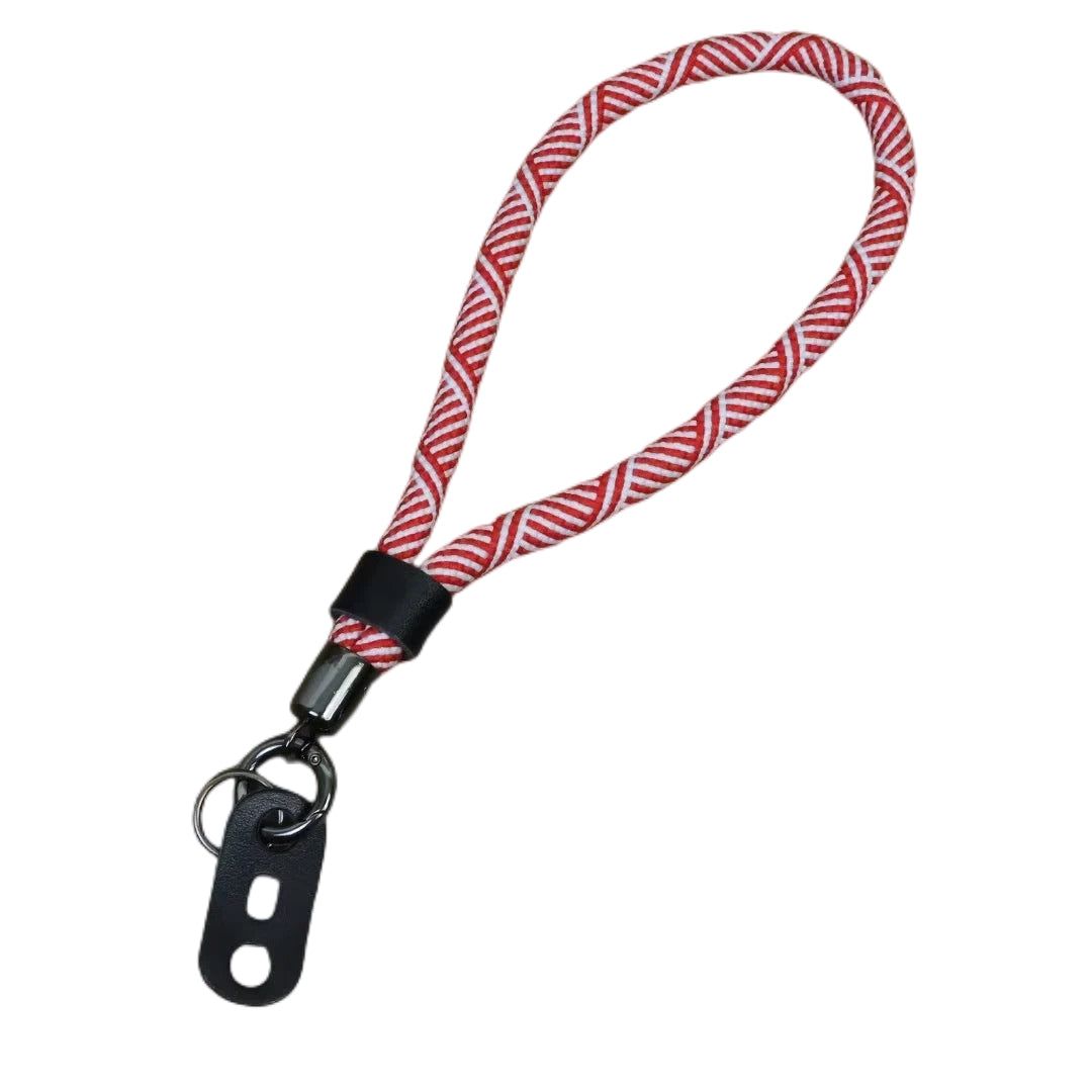 0.8 x 21cm Nylon Wrist Strap for Micro SLR Cameras Anti-Lost Portable Safety Hand Strap - Red Strip - UNIQKART
