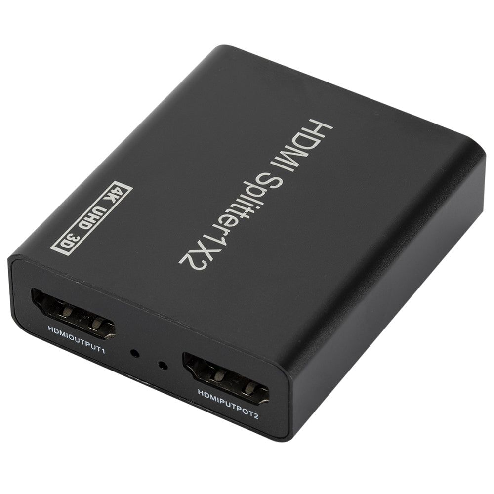 0033 4K*2K HDMI Splitter 1 in 2 Out Converter 3D Cable Adapter for Tablet Laptop PC - UNIQKART