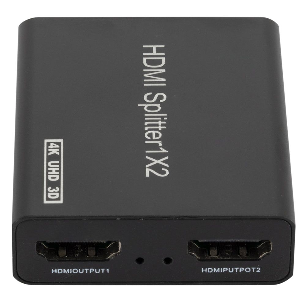 0033 4K*2K HDMI Splitter 1 in 2 Out Converter 3D Cable Adapter for Tablet Laptop PC - UNIQKART