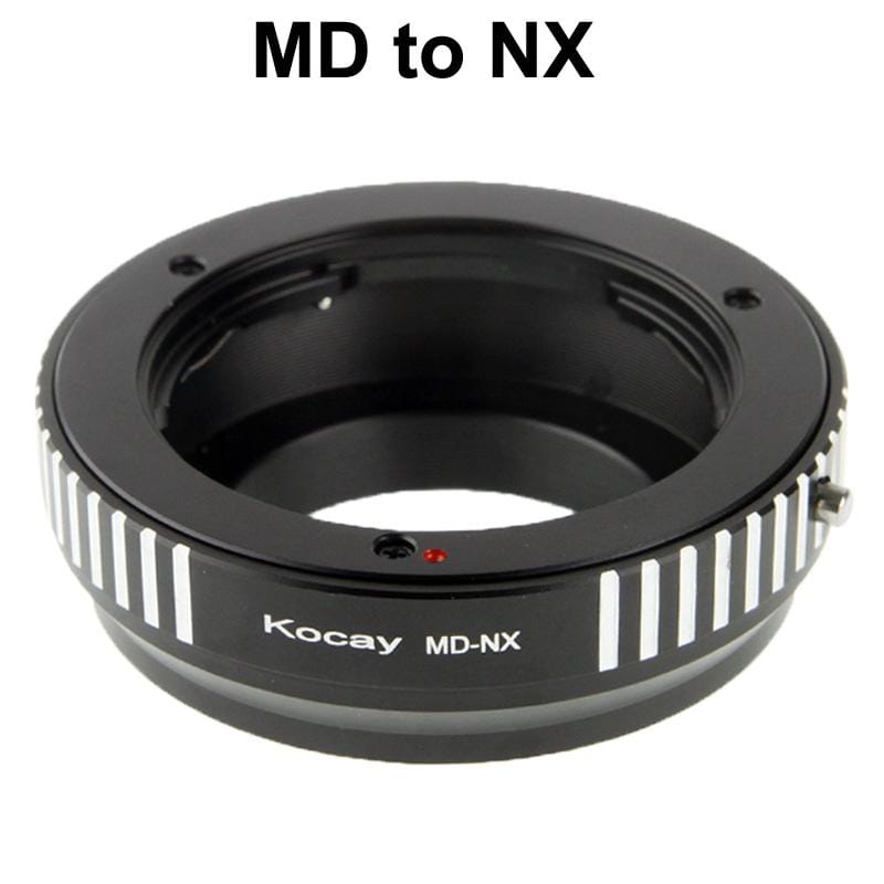MD Lens to NX Lens Mount Stepping Ring (Black)