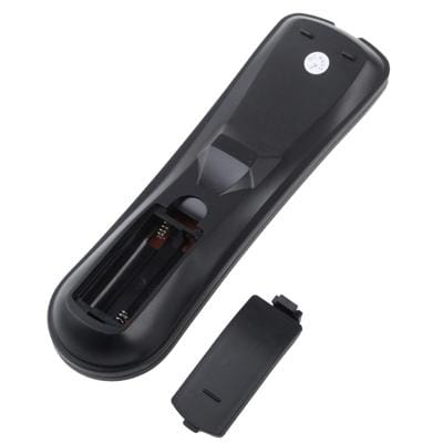 Wireless Multimedia Computer Remote Control with USB Interface Receiver, Working Distance: 10m (Black)