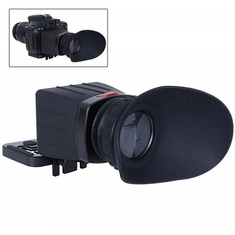 3.0X 3.0 inch LCD Screen View Finder for Canon EOS / Nikon / Olympus / Lumix Camera (Black)