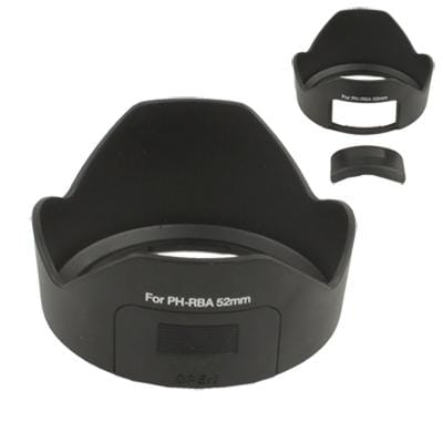 52mm Lens Hood for Pentax PH-RBA (Black)