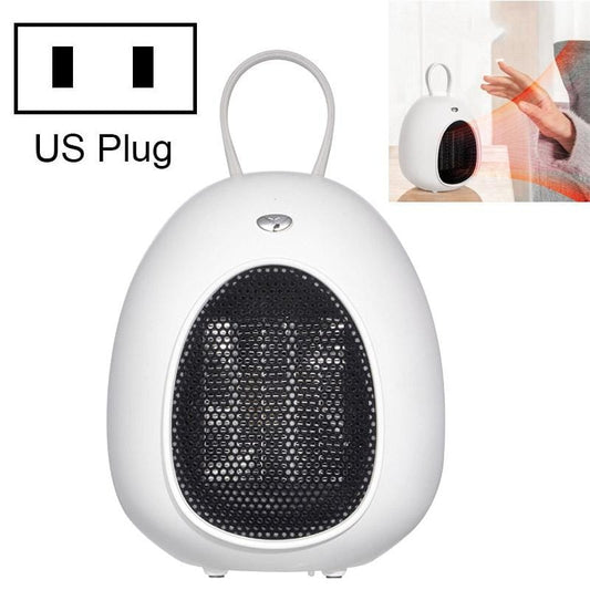 Winter  Home Desktop Mini Heater, Size:US Plug (White)