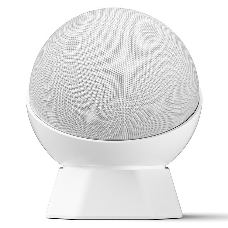 For Amazon Echo Dot (5th Gen) / (4th Gen) Smart Speaker Desktop Stand Anti-slip Speaker Holder - White