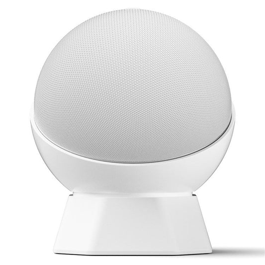 For Amazon Echo Dot (5th Gen) / (4th Gen) Smart Speaker Desktop Stand Anti-slip Speaker Holder - White
