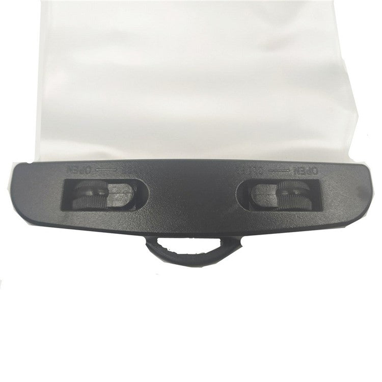 PVC Walkie Talkie Case IPX8 Waterproof Bag Storage Pouch with Carrying Strap for Two Way Radio