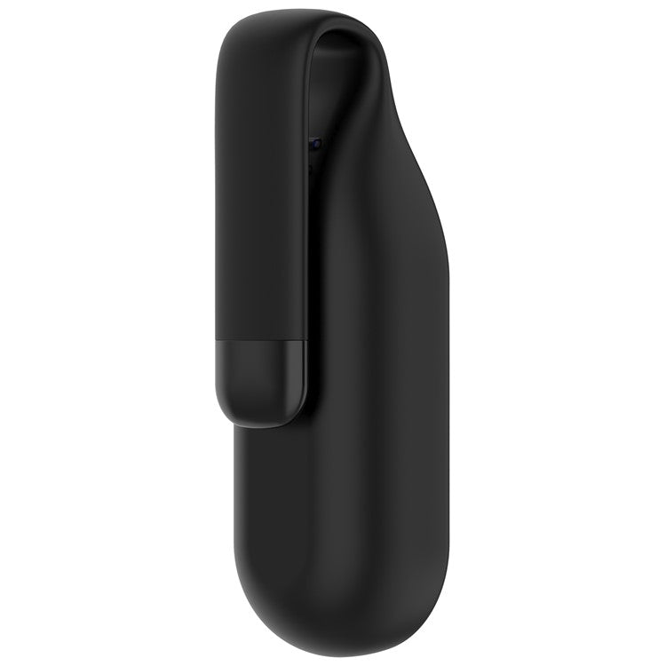 For Xiaomi Smart Band 10  /  9  /  8 Clip-on Holder Silicone Wristband Replacement - Black