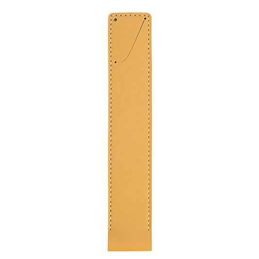 For Apple Pencil (1st/2nd Generation) Stylus Pen PU Leather Protective Cover Drop-proof Pouch - Yellow