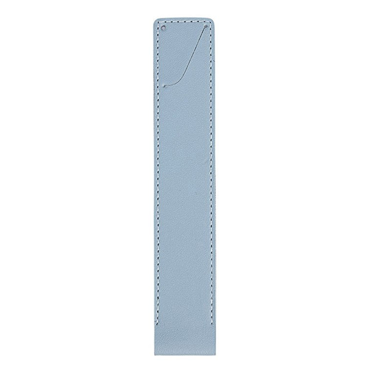 For Apple Pencil (1st/2nd Generation) Stylus Pen PU Leather Protective Cover Drop-proof Pouch - Baby Blue