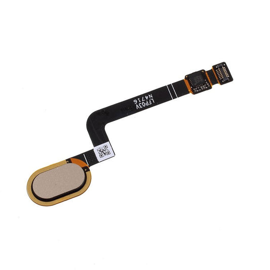 OEM Fingerprint Home Button Flex Cable Part for Motorola Moto G5 Plus - Gold Color