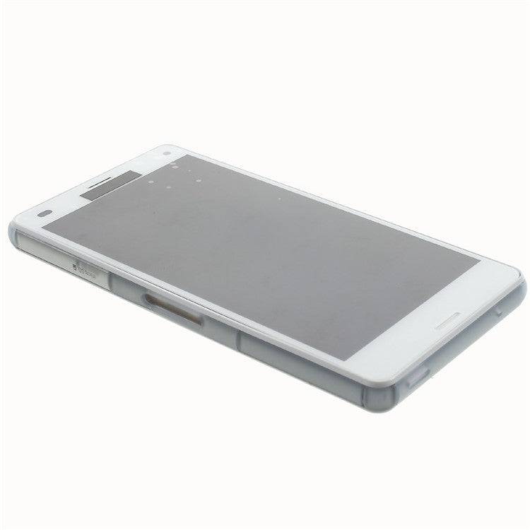 For Sony Xperia Z3 Compact LCD Screen and Digitizer Assembly with Front Housing OEM - White
