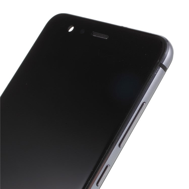 LCD Screen and Digitizer Assembly with Front Housing for Huawei P10 Lite - Black