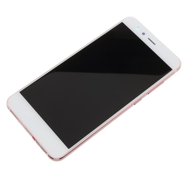 LCD Screen and Digitizer Assembly Replacement with Front Housing for Huawei P10 Lite - White/Pink