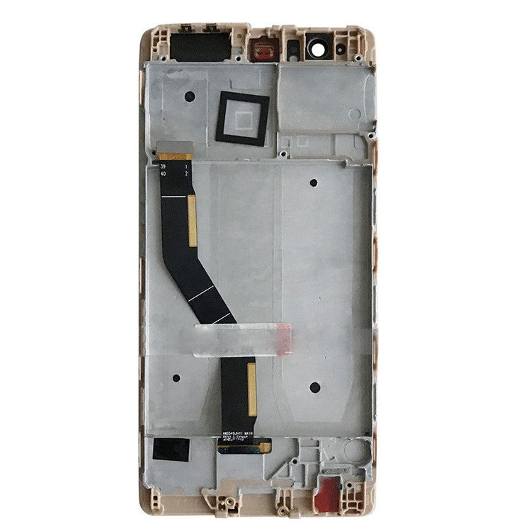 LCD Screen and Digitizer Assembly + Frame Replacement for Huawei P9 Plus (without Logo) - Gold