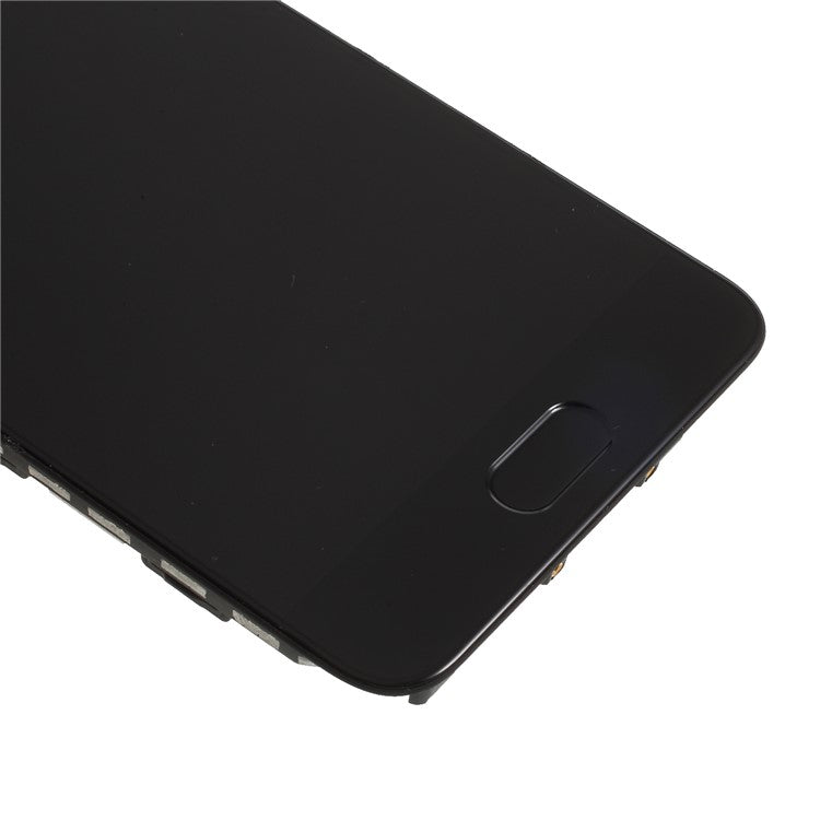 OEM LCD Screen and Digitizer + Assembly Frame Part (without Logo) for Huawei P10 - Black