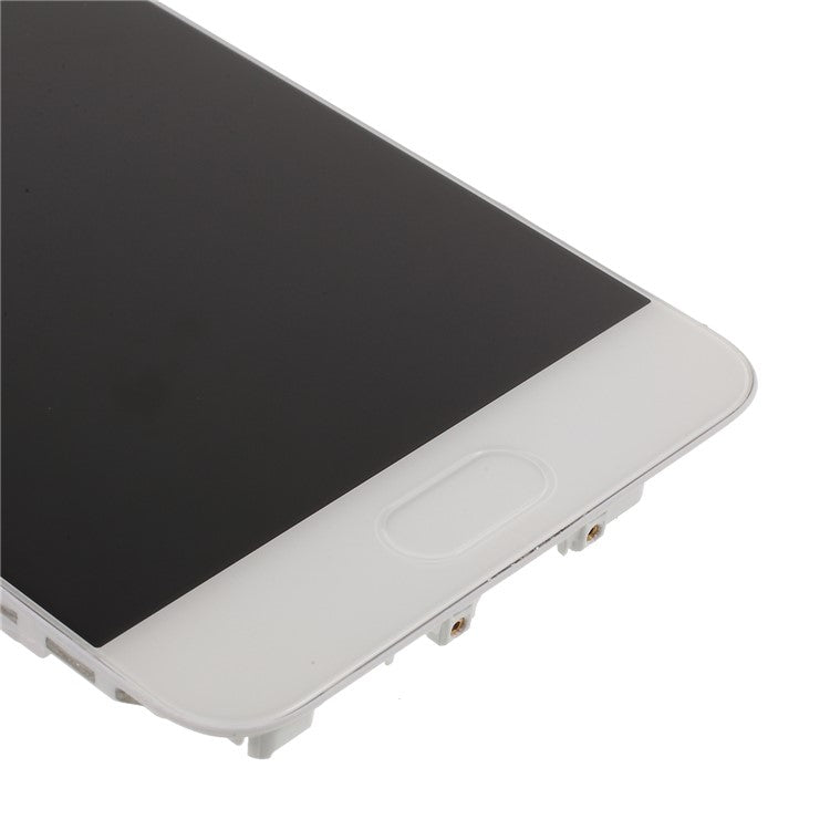 OEM LCD Screen and Digitizer + Assembly Frame Part (without Logo) for Huawei P10 - White