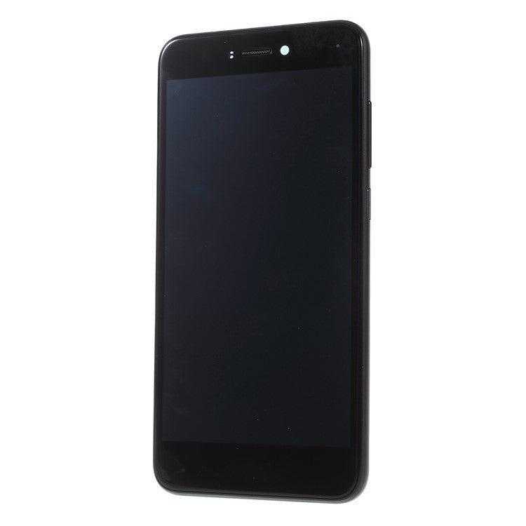 LCD Screen and Digitizer Assembly + Frame Replacement Part for Huawei P8 Lite (2017) - Black