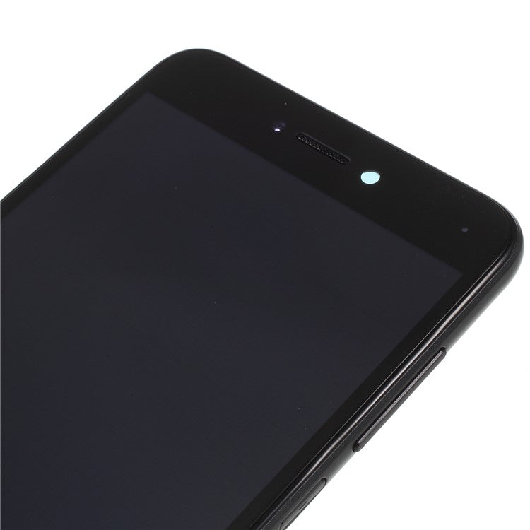 LCD Screen and Digitizer Assembly + Frame Replacement Part for Huawei P8 Lite (2017) - Black