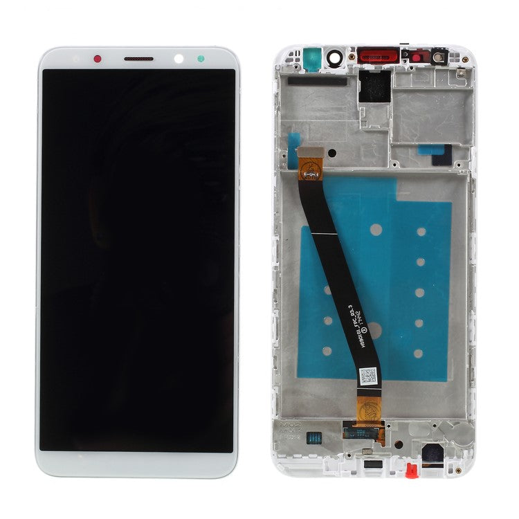 LCD Screen and Digitizer Assembly + Frame Replacement for Huawei Mate 10 Lite - White