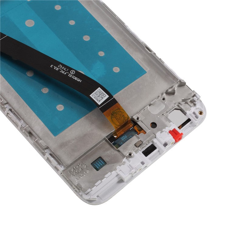 LCD Screen and Digitizer Assembly + Frame Replacement for Huawei Mate 10 Lite - White