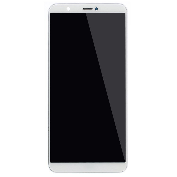 LCD Screen and Digitizer Assembly + Frame Replacement Part for Huawei P Smart / Enjoy 7S - White