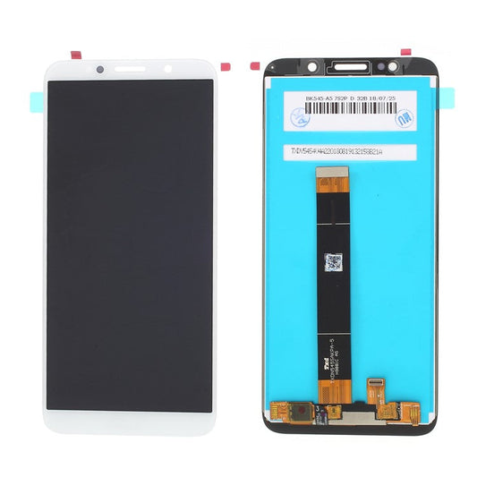 LCD Screen and Digitizer Assembly Repair for Huawei Y5 Prime (2018) - White