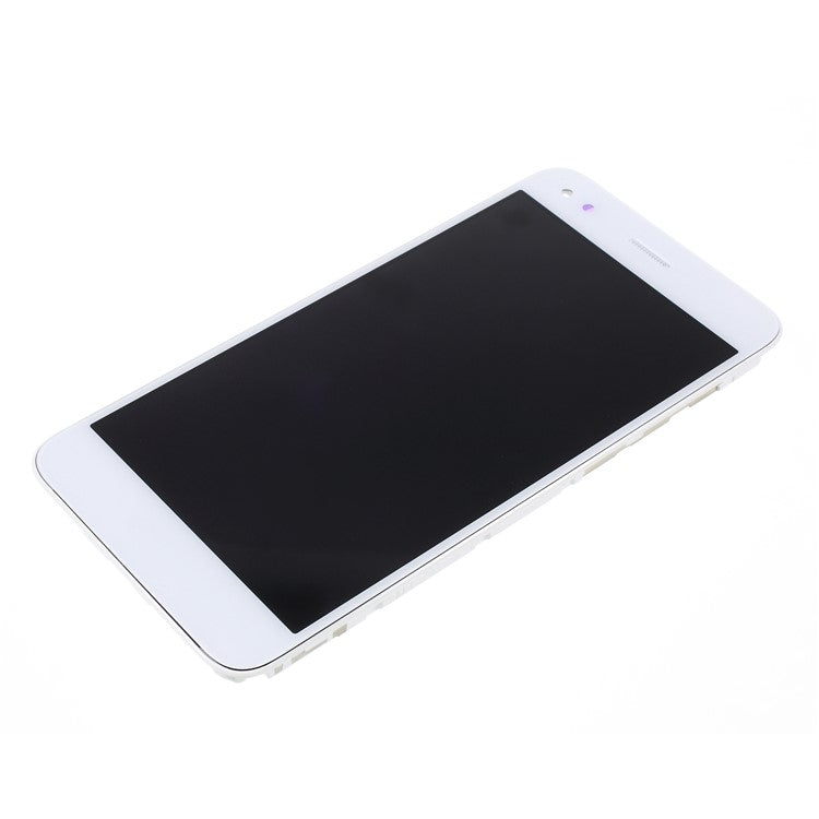 LCD Screen and Digitizer Assembly + Frame Part for Huawei P9 lite mini / Y6 Pro (2017) / Enjoy 7 - White