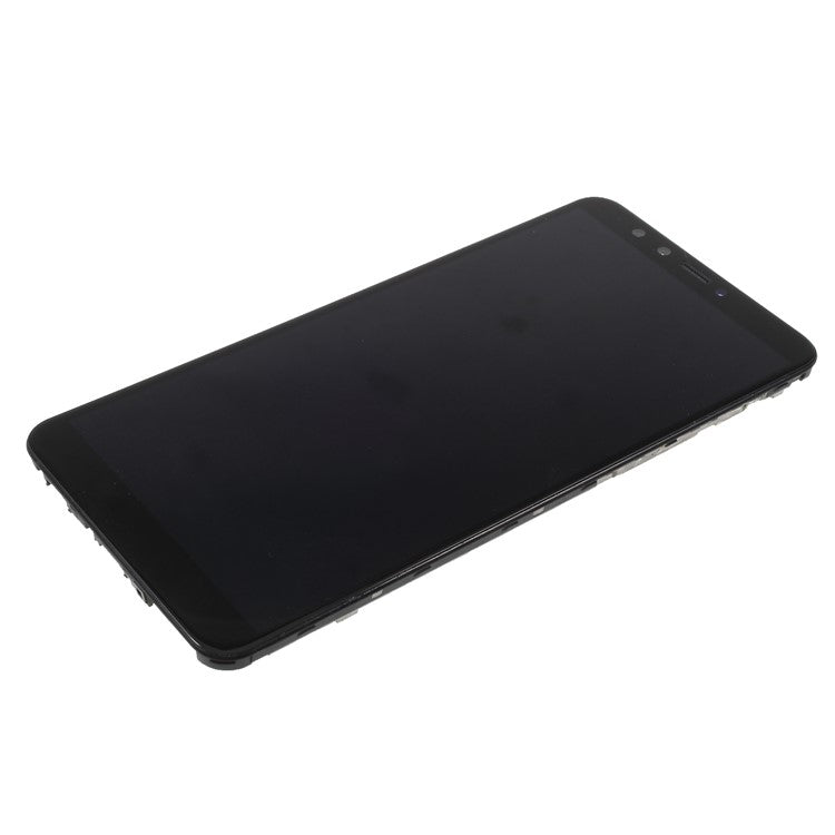 LCD Screen and Digitizer Assembly + Frame Repair Part for Huawei Y9 (2018) / Enjoy 8 Plus - Black