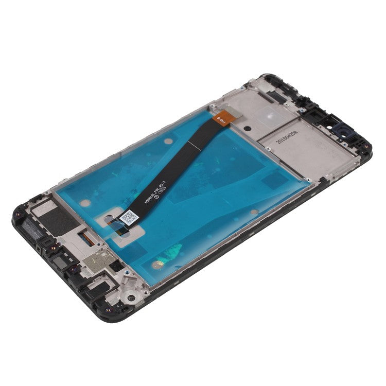 LCD Screen and Digitizer Assembly + Frame Repair Part for Huawei Y9 (2018) / Enjoy 8 Plus - Black