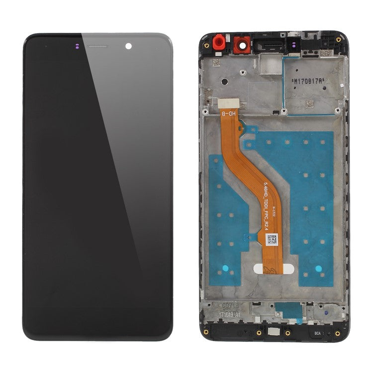 LCD Screen and Digitizer Assembly + Frame Part for Huawei mate 9 lite/Y7 Prime (2017)/Enjoy 7 Plus - Black
