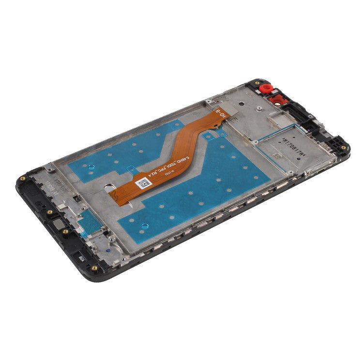 LCD Screen and Digitizer Assembly + Frame Part for Huawei mate 9 lite/Y7 Prime (2017)/Enjoy 7 Plus - Black