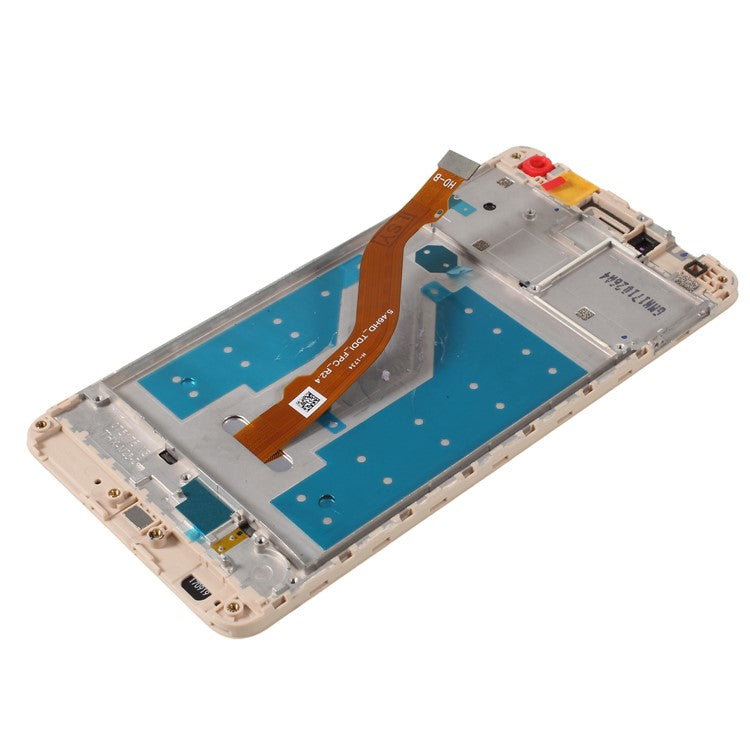 LCD Screen and Digitizer Assembly + Frame Repair Part for Huawei mate 9 lite/Y7 Prime (2017)/Enjoy 7 Plus - Gold