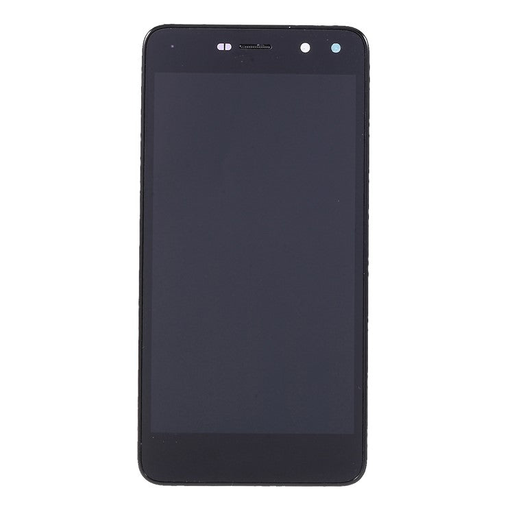 LCD Screen and Digitizer Assembly + Frame for Huawei Y6 (2017) - Black
