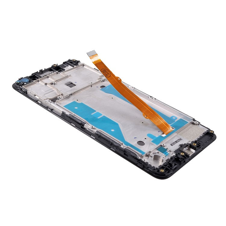 LCD Screen and Digitizer Assembly + Frame for Huawei Y6 (2017) - Black