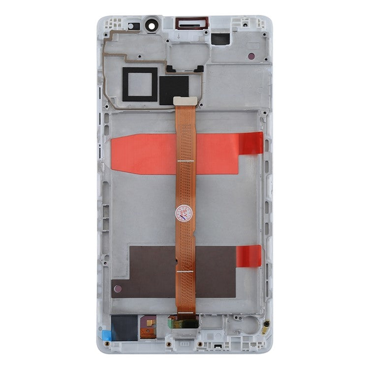 LCD Screen and Digitizer Assembly + Frame Replacement for Huawei Mate 8 - White
