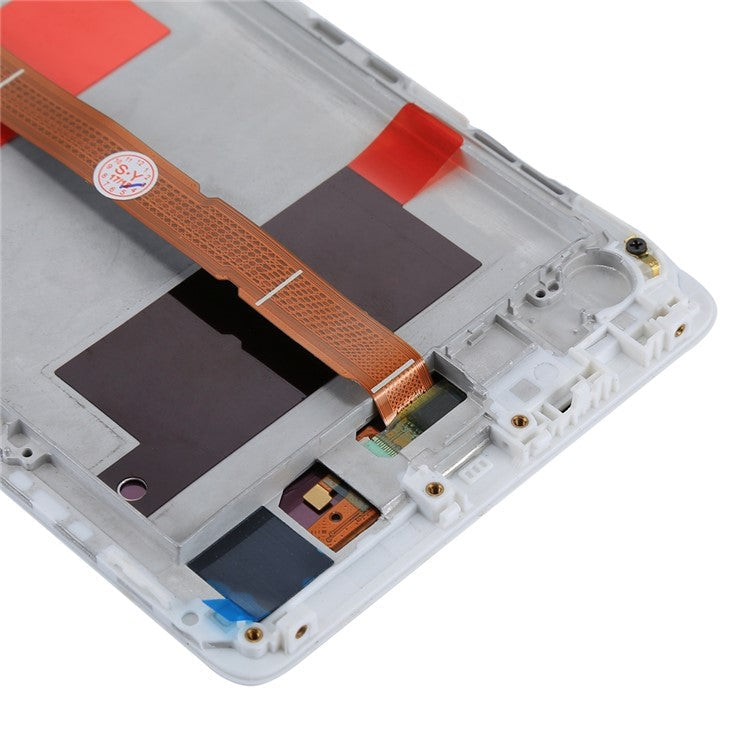 LCD Screen and Digitizer Assembly + Frame Replacement for Huawei Mate 8 - White