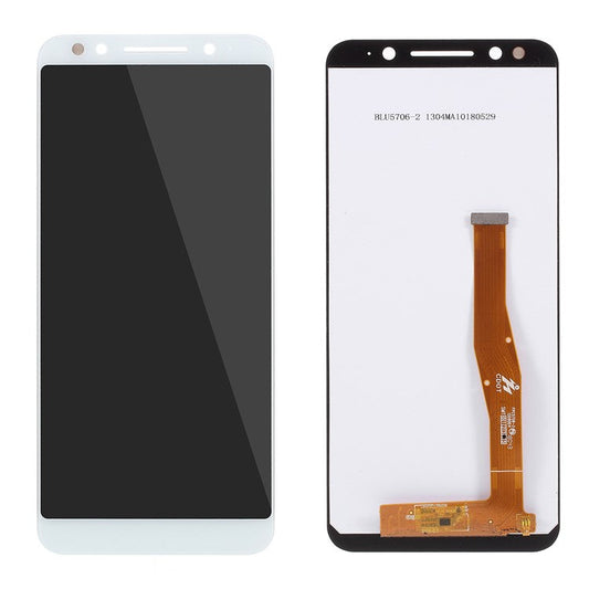 OEM LCD Screen and Digitizer Assembly for Alcatel 3x 5058 - White