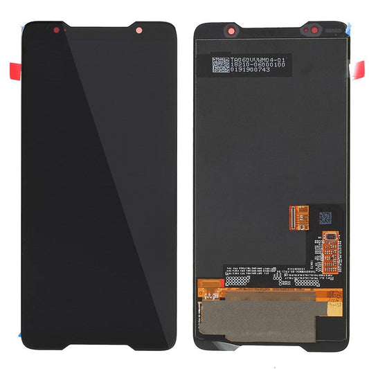 OEM LCD Screen and Digitizer Assembly Repair Part (without Logo) for Asus ROG Phone (ZS600KL) - Black