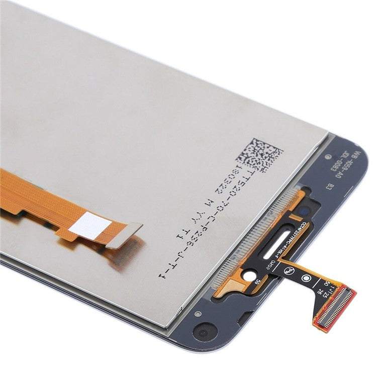 LCD Screen and Digitizer Assembly Replacing Part (Non-OEM Screen Glass Lens, OEM Other Parts) for Oppo A71 - White