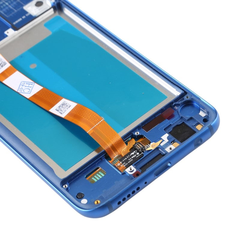 LCD Screen and Digitizer Assembly + Frame Replacement (without Logo) for Huawei Honor 10 COL-AL10 COL-L29 COL-L19 - Blue