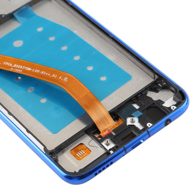 LCD Screen and Digitizer Assembly + Frame Replacement (without Logo) for Huawei P Smart Plus (2018) / nova 3i - Blue
