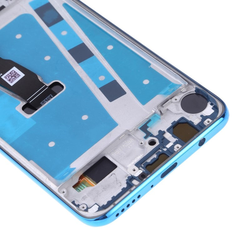 LCD Screen and Digitizer Assembly + Frame Replacement (without Logo) for Huawei nova 4e - Blue