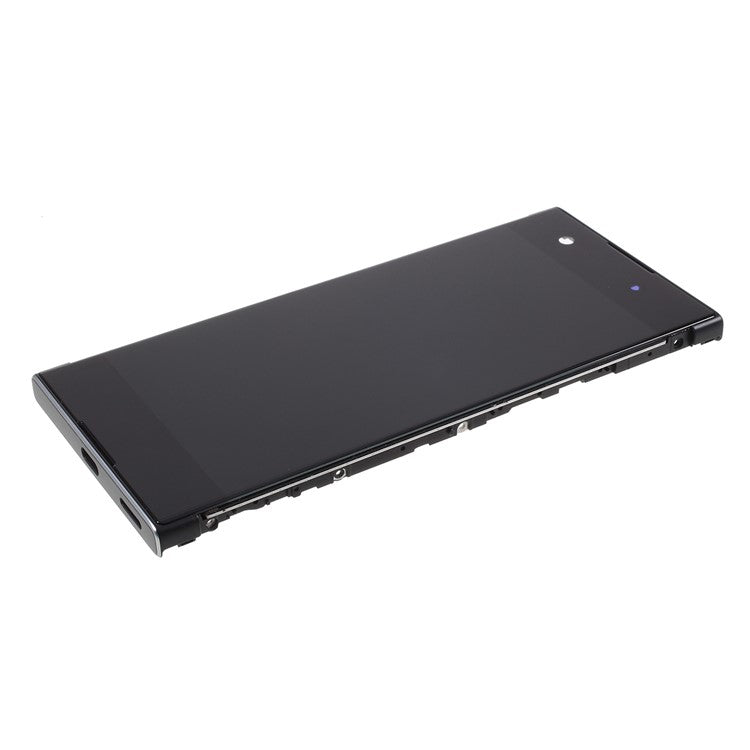 LCD Screen and Digitizer Assembly with Frame for Sony Xperia XA1 - Black