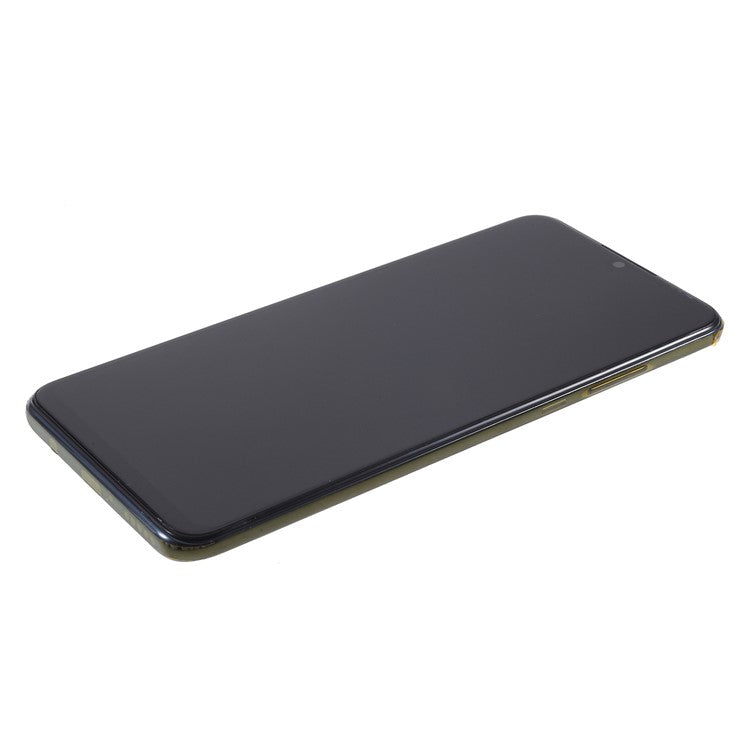 LCD Screen and Digitizer Assembly + Frame Replacement (without Logo) for Huawei P30 Lite with 48MP Camera - Black