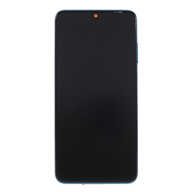 LCD Screen and Digitizer Assembly + Frame Replacement (without Logo) for Huawei P30 Lite with 48MP Camera - Blue