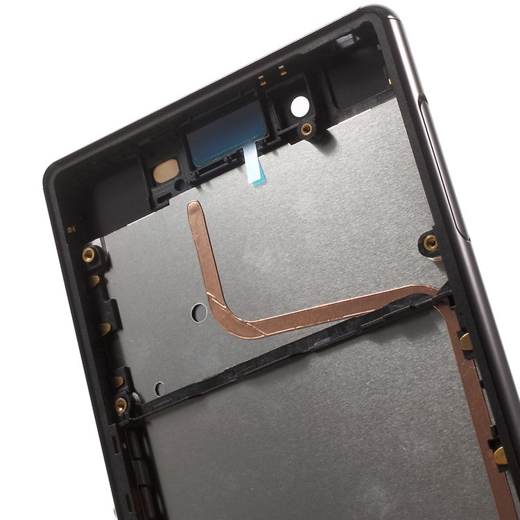 LCD Screen + Touch Screen Digitizer Assembly with Frame for Sony Xperia Z3+ E6553 - Black
