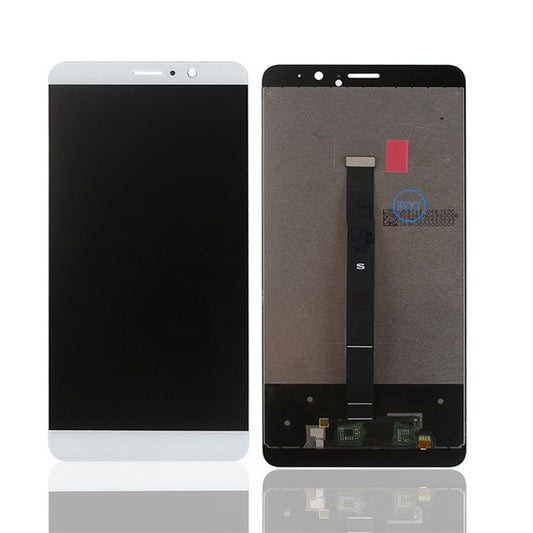 For Huawei Mate 9 Replacement LCD Screen and Digitizer Assembly Part (without Logo) - White